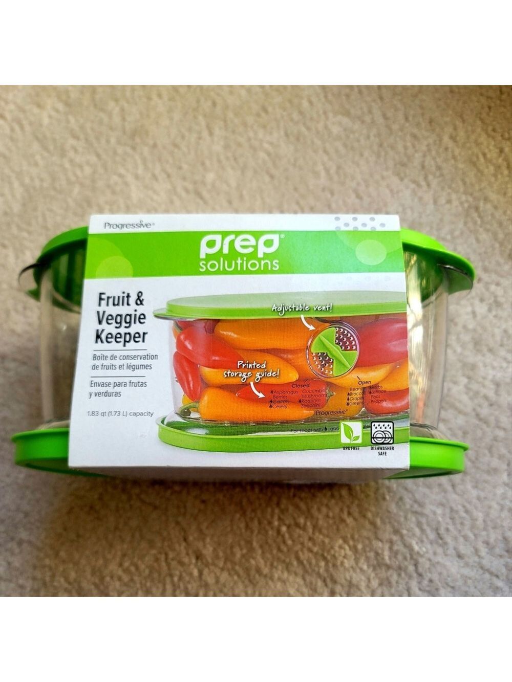 NEW Progressive Prep Solutions Fruit & Veggie Keeper